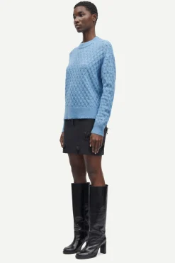 SAANOUR POINTELLE SWEATER 7355
